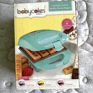 🧇 Select Brands Mini Waffle Stick Maker Barely Used! Makes 4 Dippable Sticks 🍳